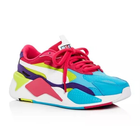Puma Blue and Pink RS-X³ Sneakers Retro-Inspired Design women’s 8 EUR38.5 - Picture 1 of 11